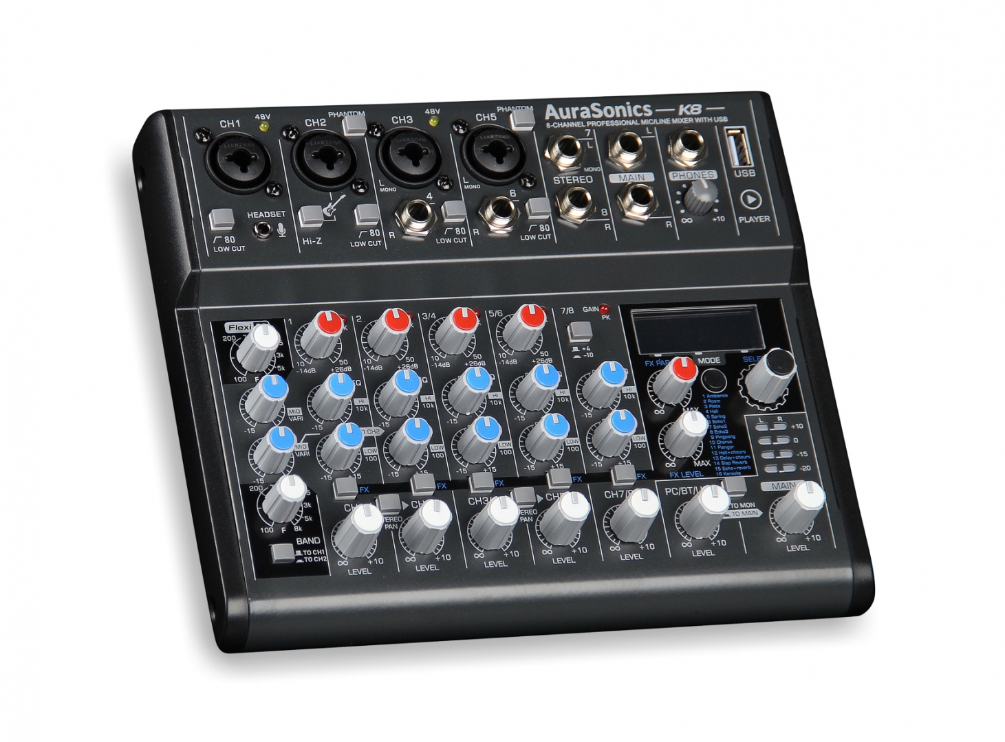 AuraSonics K8 компактный микшерный пульт в Камчатской области