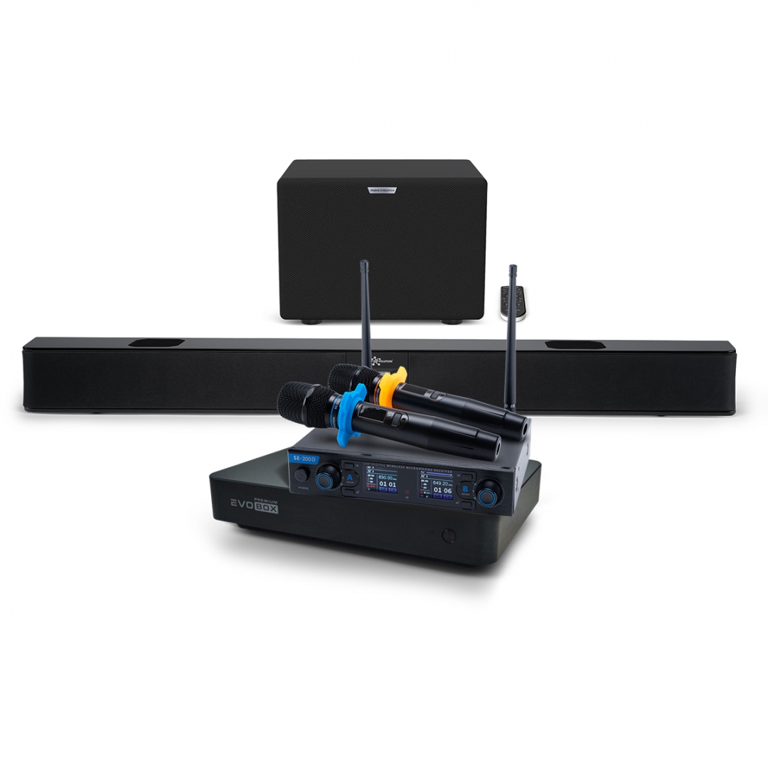Hi-End караоке-система EVOBOX Premium + EvoSoundBar (саундбар с караоке) в Камчатской области