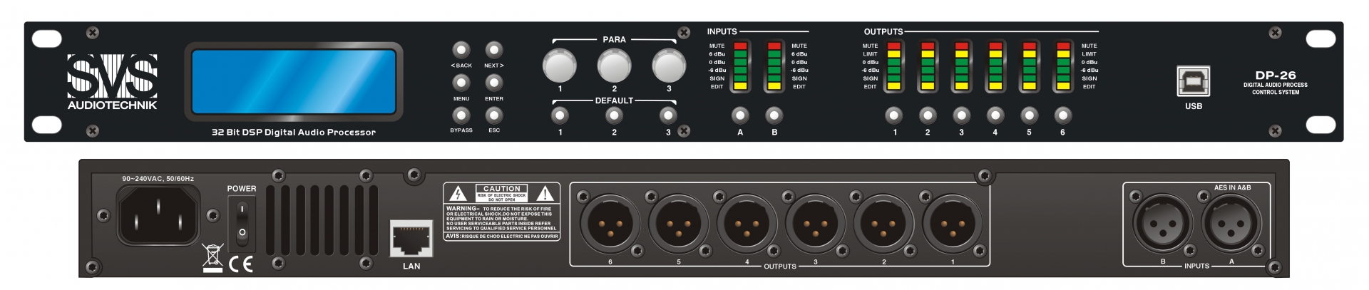 SVS Audiotechnik DP-26 Цифровой процессор: 2 входа 6 выходов в Камчатской области