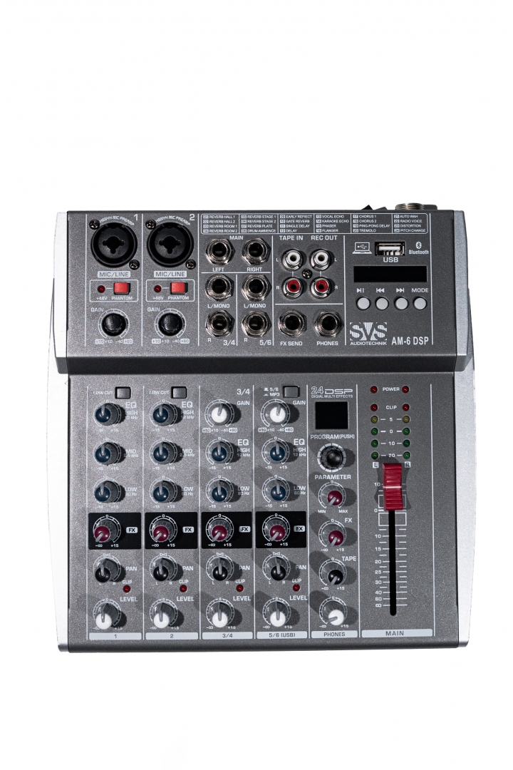 SVS Audiotechnik mixers AM-6 DSP Микшерный пульт аналоговый, 6-канальный SVS Audiotechnik mixers в Камчатской области
