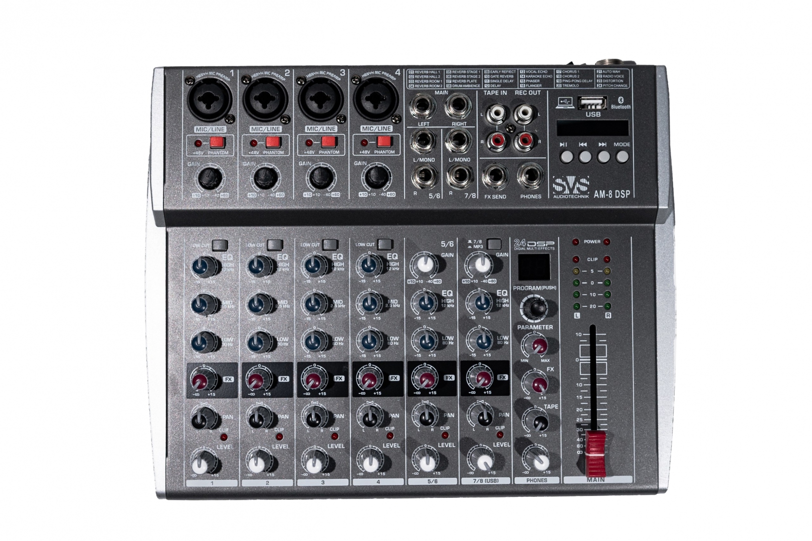 SVS Audiotechnik mixers AM-8 DSP Микшерный пульт аналоговый, 8-канальный в Камчатской области